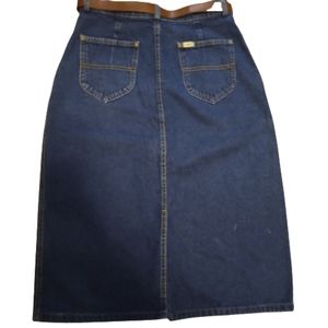 90's  Y2K Vintage L.L. Bean Jean Skirt, Size 12 Union Label
